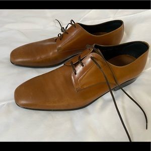 SALVATORE FERRAGAMO DRESS SHOES LEATHER 10.5